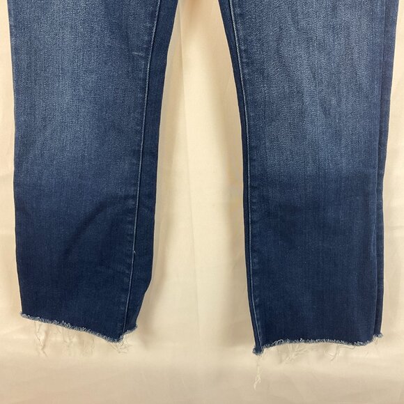 Mother The Hustler Ankle Fray Jeans 25 Blue Home Movies - Picture 4 of 12